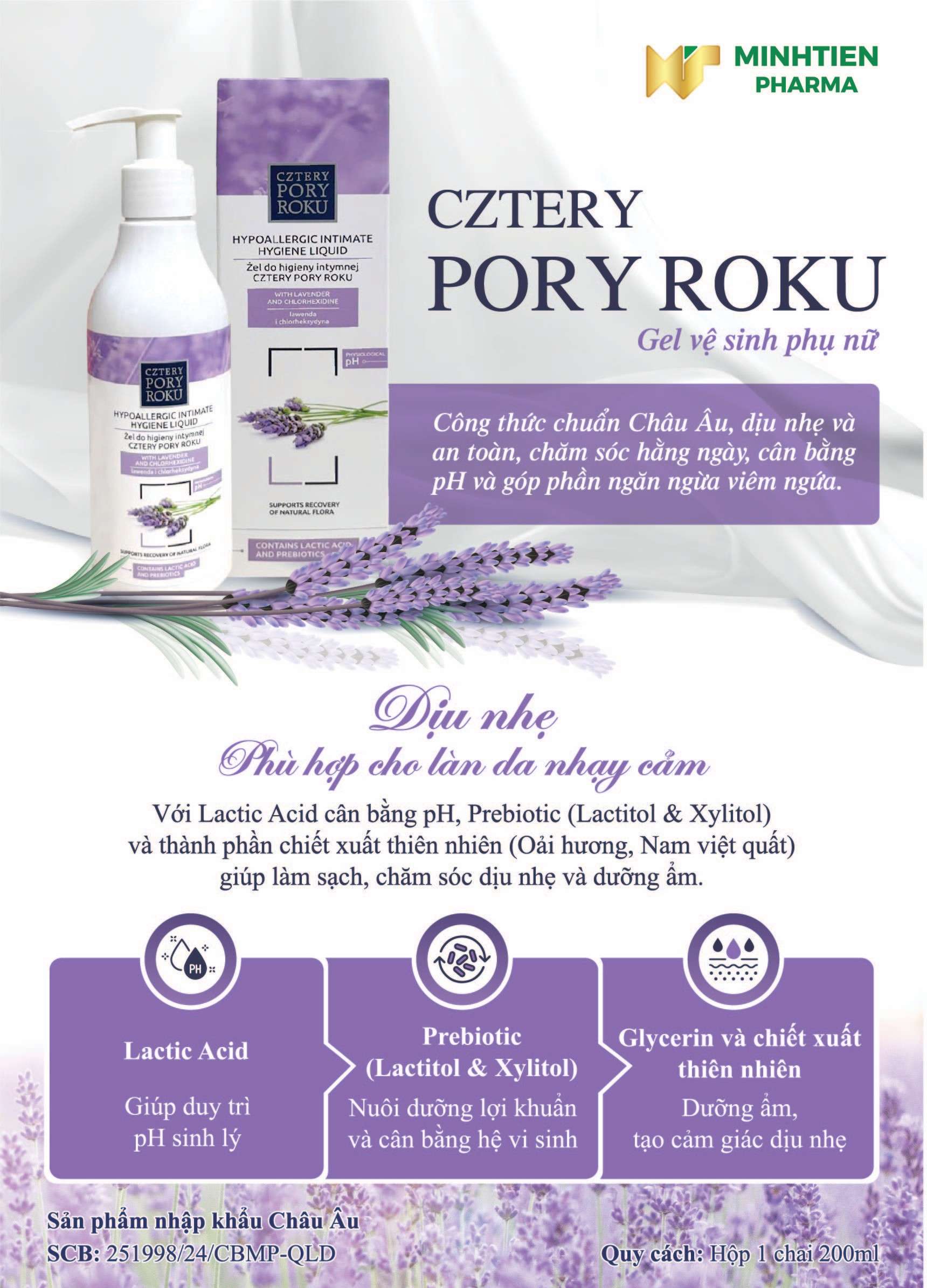 CZTERY PORY ROKU (Four Season) - Dung dịch vệ sinh phụ nữ - Hình ảnh 2